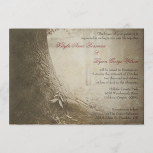 Escribir su nombre en la invitación a la boda del 