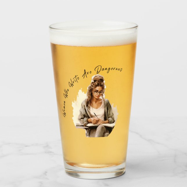 Escribir y Sip: Glassware para audaces y creativos (Anverso (lleno))