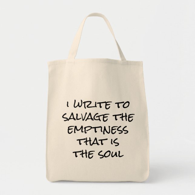 Escribo Bolsa De Comestibles (Frente)