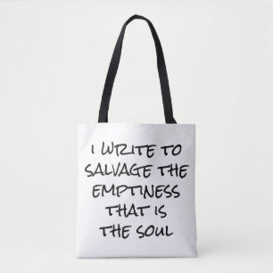 Escribo Bolsa De Tote De Hombro