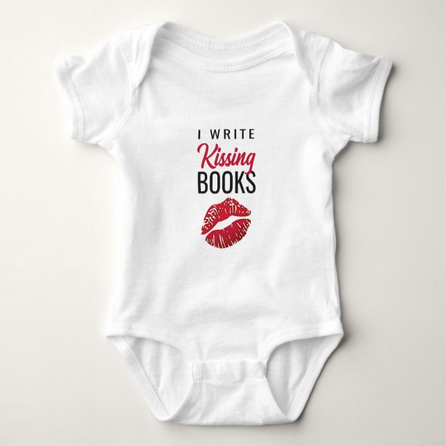 ESCRIBO Camiseta De Libros Besos (Anverso)