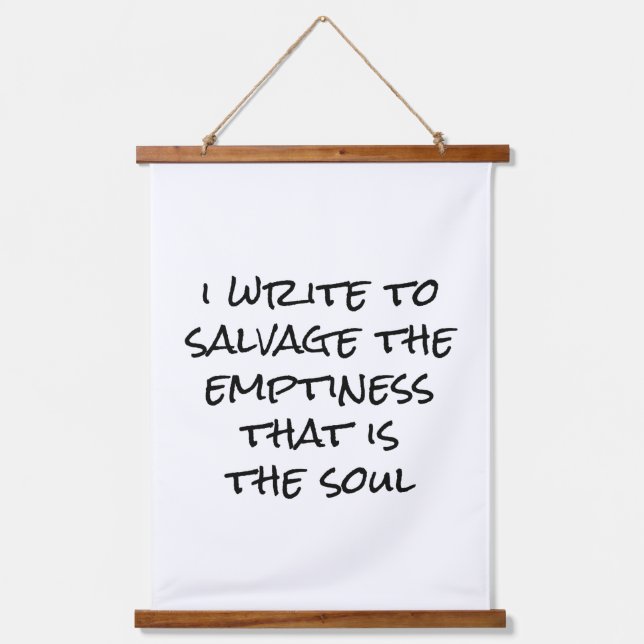 Escribo Tapiz De Muro De Madera Topada (Anverso)