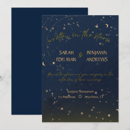 Escrito en la invitación a la boda de las estrella