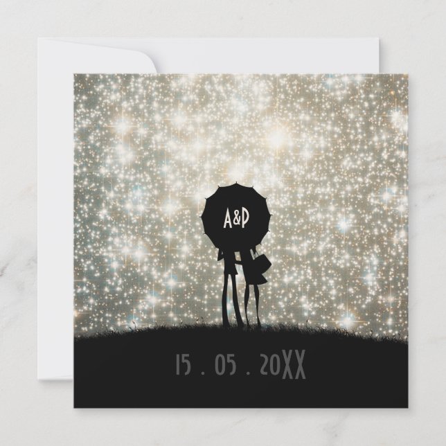 Escrito en la invitación a la boda de las estrella (Anverso)