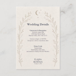 Escrito en las Estrellas Invitación de Boda Celest