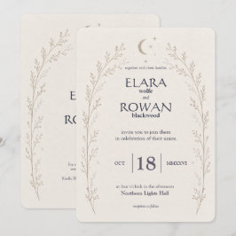 Escrito en las Estrellas Invitación de Boda Celest