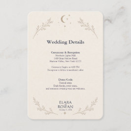 Escrito en las Estrellas Invitación de Boda Celest