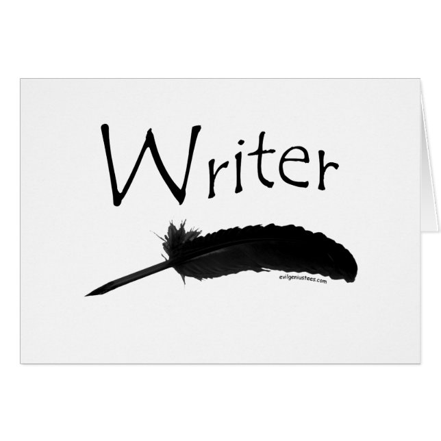 Escritor con la pluma de canilla (Anverso (Horizontal))