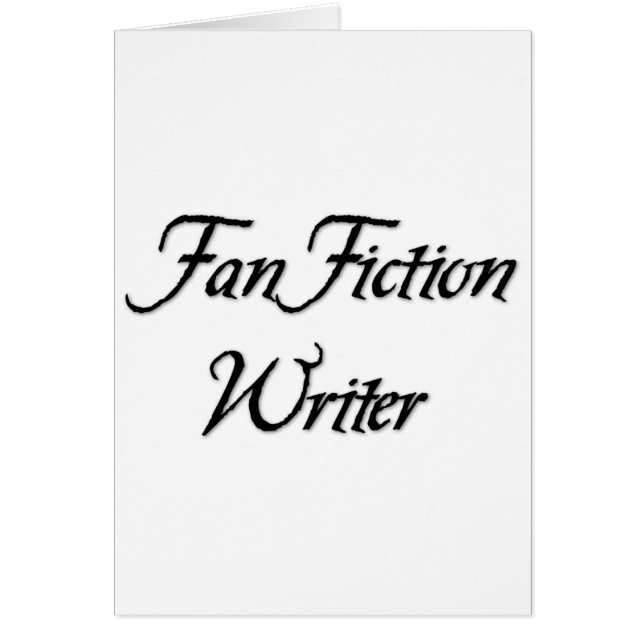 Escritor de la ficción de fan (Frente)
