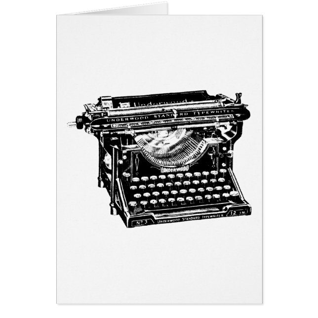 Escritor de la máquina de escribir del sotobosque (Frente)