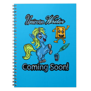 Escritora Unicornio - ¡Próximamente! Cuaderno de e