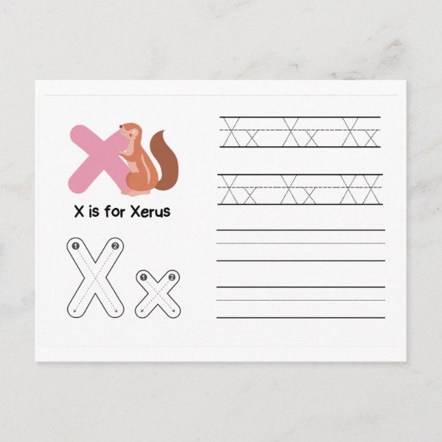 Escritura a mano de tarjetas Flash para jardines d (Anverso)