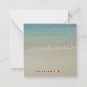 Escritura a mano Monograma plantilla de mar Ondas