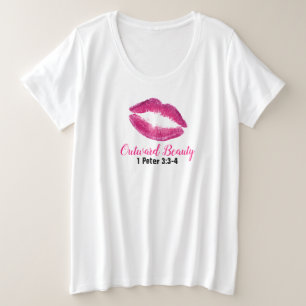 Escritura - Camiseta básica de tamaño adicional pa