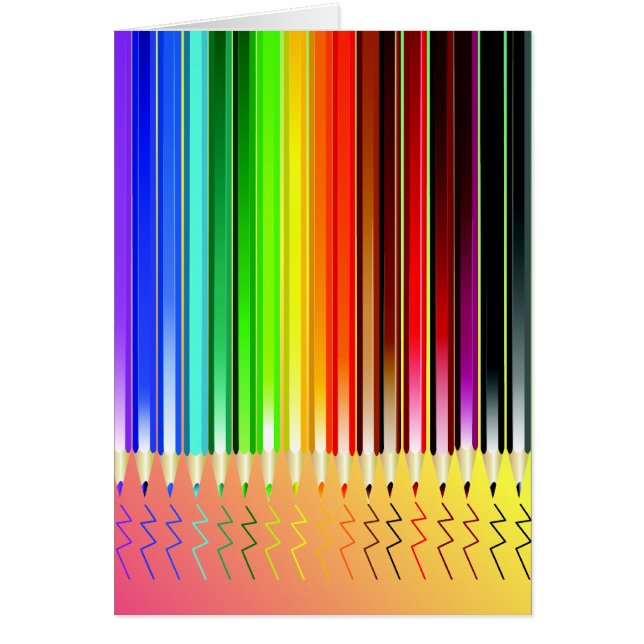 Escritura coloreada de los lápices (Frente)