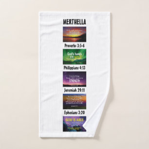 Escritura cristiana Inspiradora personalizada