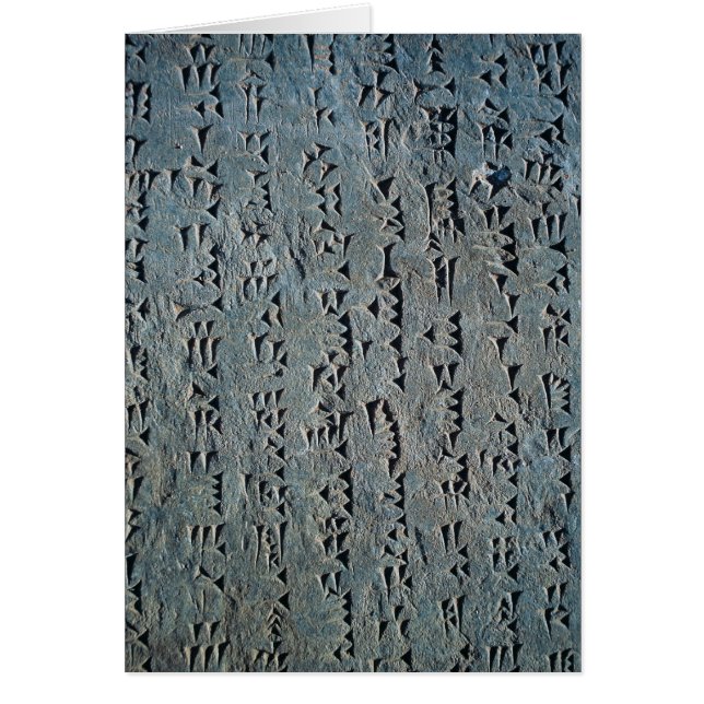 Escritura cuneiforme (Frente)