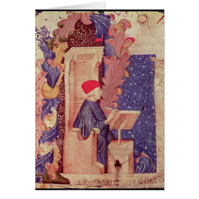 Escritura de Dante 'el Comedy divino (Frente)