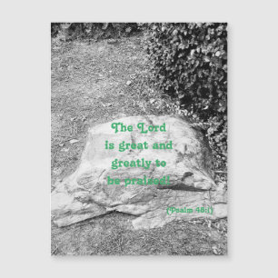 Escritura de la cédula magnética de felicitación