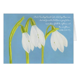 Escritura de la esperanza de la resurrección