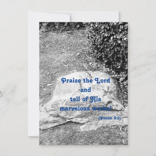 Escritura de la tarjeta de felicitación plana (Anverso)