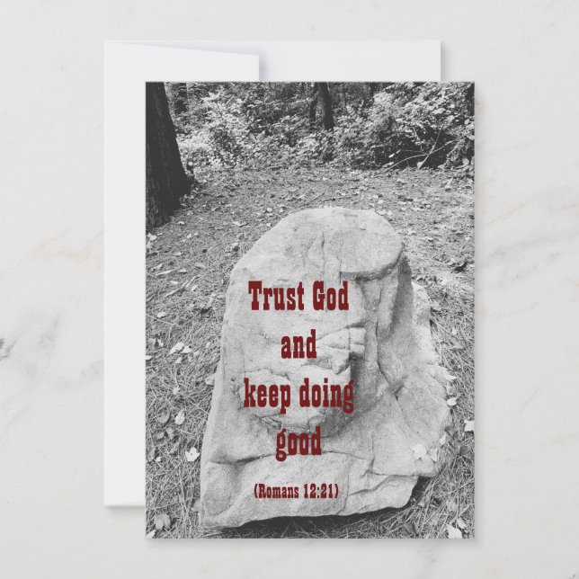 Escritura de la tarjeta de felicitación plana (Anverso)