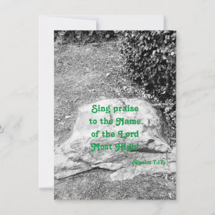 Escritura de la tarjeta de felicitación plana