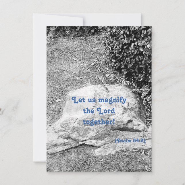 Escritura de la tarjeta de felicitación plana (Anverso)