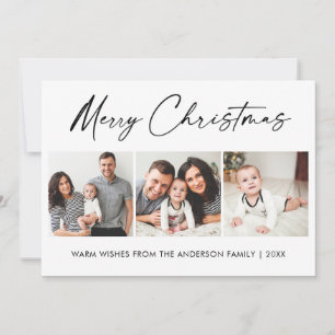 Escritura de tinta moderna de caligrafía 3 Navidad