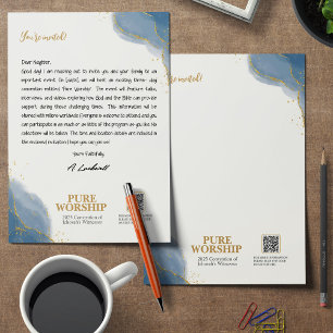 Escritura de una carta Personalizado JW 2025 de cu