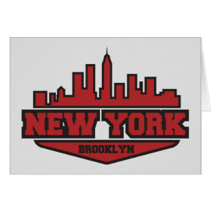 Escritura del estilo del bloque de Brooklyn Nueva
