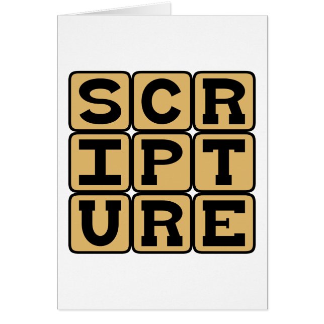 Escritura, estudio bíblico (Frente)