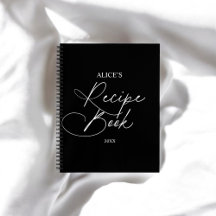 Escritura manuscrita del libro de recetas