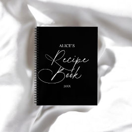 Escritura manuscrita del libro de recetas