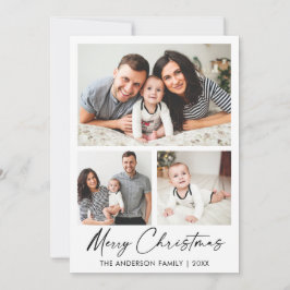 Escritura moderna de caligrafía en tinta 3 Navidad