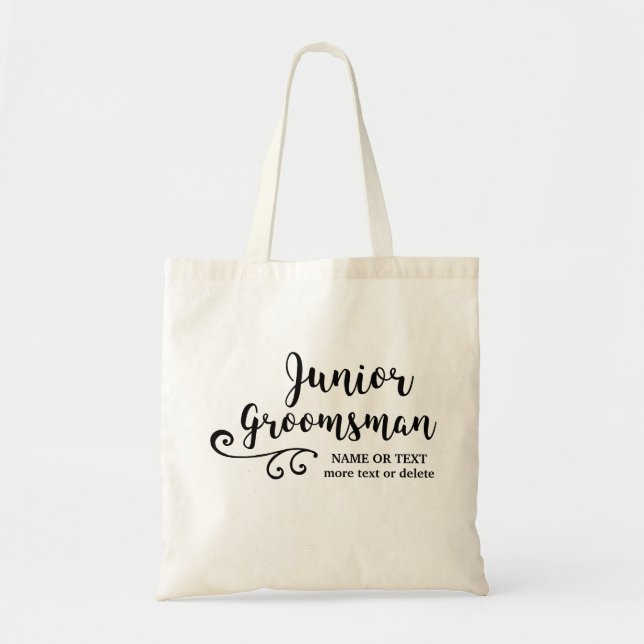 Escritura moderna elegante menor de la bolsa de (Frente)