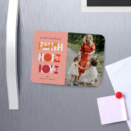 escritura moderna fe esperanza imán de vacaciones 