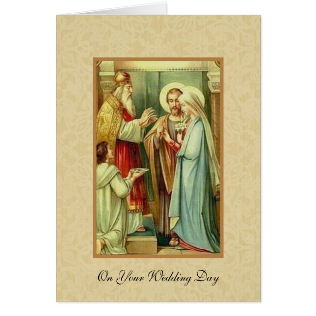 Escritura religiosa de bodas antiguas (Frente)