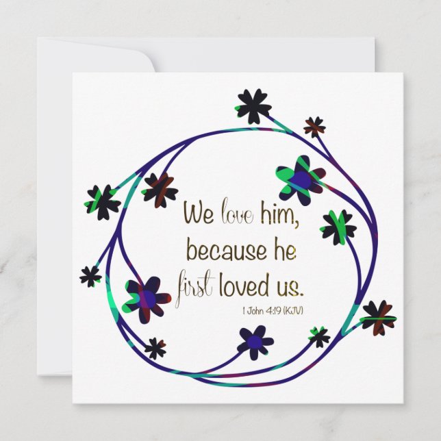 Escritura Verse Reino de mensajes espirituales (Anverso)