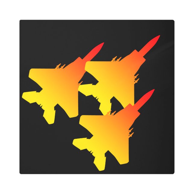 Escuadrón de aviones de combate de 16 "x16" Arte M (Anverso)