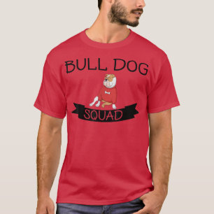 Escuadrón de bulldog - Graciosa copia de camiseta