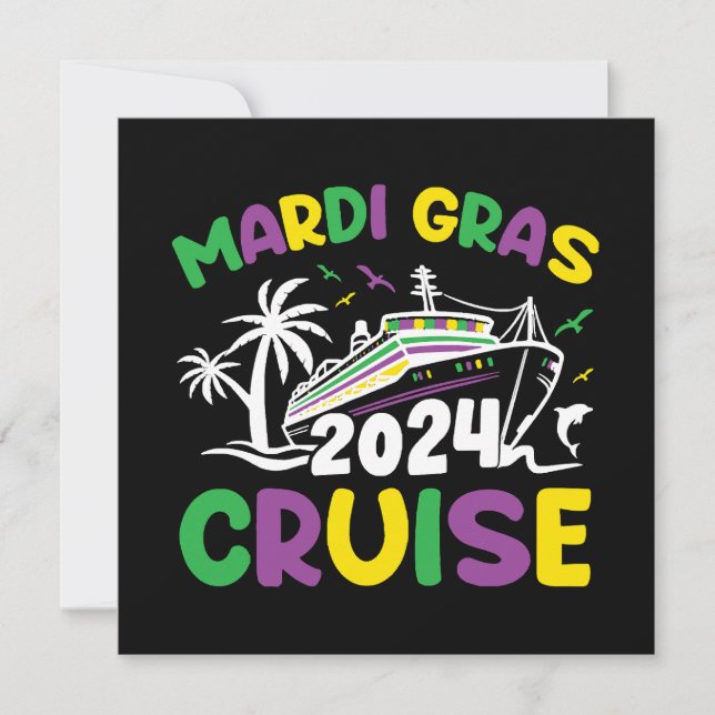 Escuadrón de crucero de Mardi Gras (Anverso)