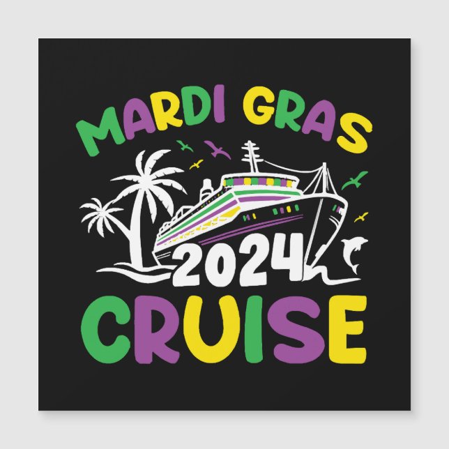 Escuadrón de crucero de Mardi Gras (Anverso)