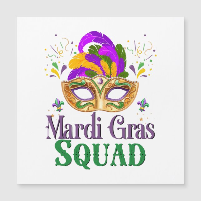Escuadrón de Mardi Gras (Anverso)