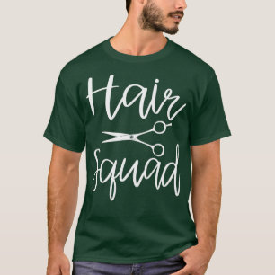 Escuadrón de pelo lindo peluquero camiseta de pelu