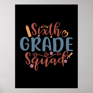 Escuadrón de sexto grado de arte docente