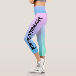 Escuadrón de sirenas Capri Leggings