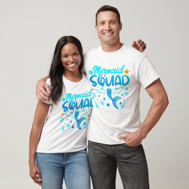 Escuadrón De Sirenas De La Camiseta De Los Hombres (Unisexo)