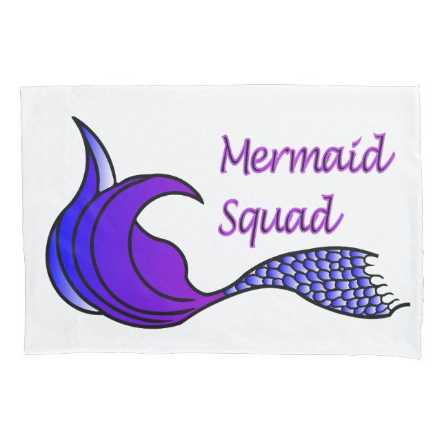 Escuadrón Memaid con funda de almohada de cola de  (Anverso)