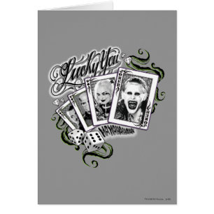 Escuadrón suicida   Cartas de juego "Lucky You"